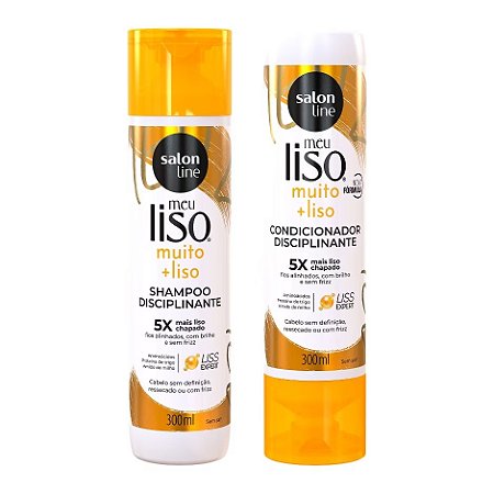 Kit Meu Liso Muito+liso Shampoo + Condicionador - Salon Line