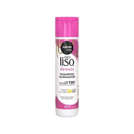 Shampoo Meu Liso Demais 300ml - Salon Line