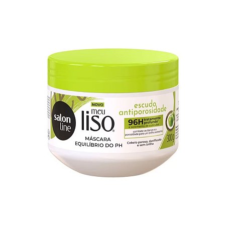 Máscara Equilíbrio do PH Meu Liso Escudo Antiporosidade 300g - Salon Line
