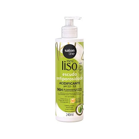 Acidificante Meu Liso Escudo Antiporosidade 240ml - Salon Line