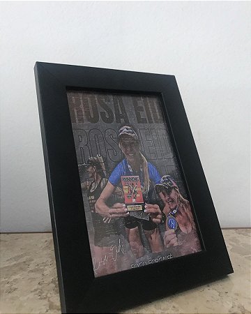 Porta Retrato preto 10×15 + sua arte