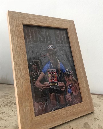 Porta Retrato 10x15 carvalho + sua arte