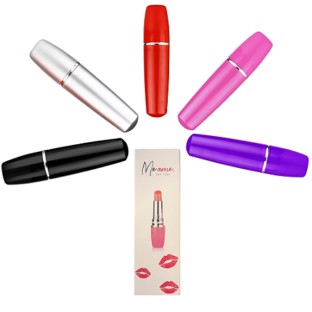 Vibrador Batom a pilha - Roxo - Me Ame