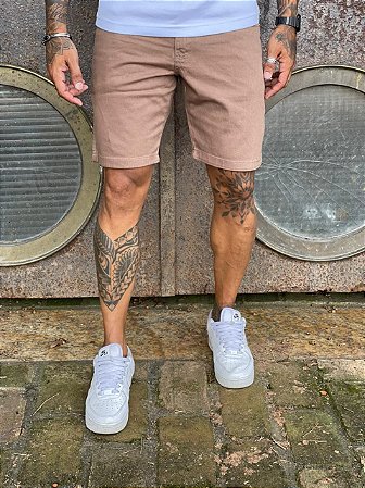 Bermuda Masculina Alleppo Jeans Cannes Marron