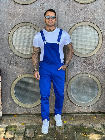 Macacão Masculino Alleppo Azul Jeans Áustria