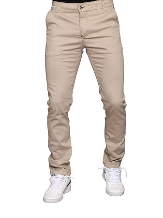Calça Masculina Esporte Fino Bege Alleppo Jeans Orlando