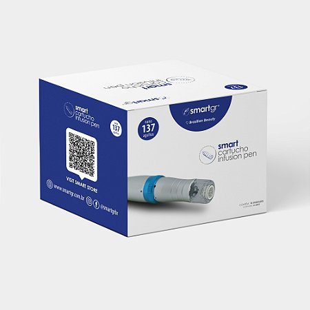 Cartucho Smart Infusion Pen Preto 137 agulhas