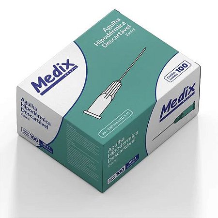 Agulha 25x0,80 21G Medix