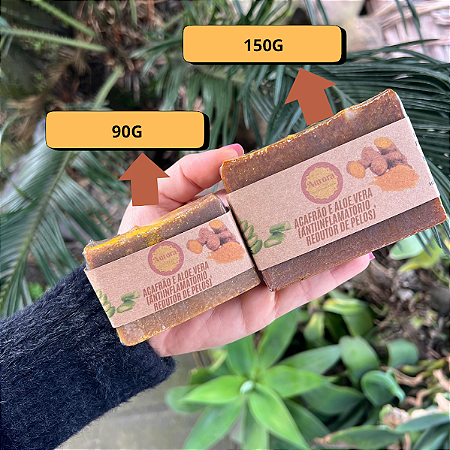 Sabonete de Açafrão- 100% Vegetal- Redutor de pelos- Fitoterápico