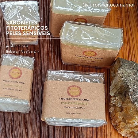 Sabonete Natural Bebê e Mamãe- Fitoterápico- 100%Vegetal