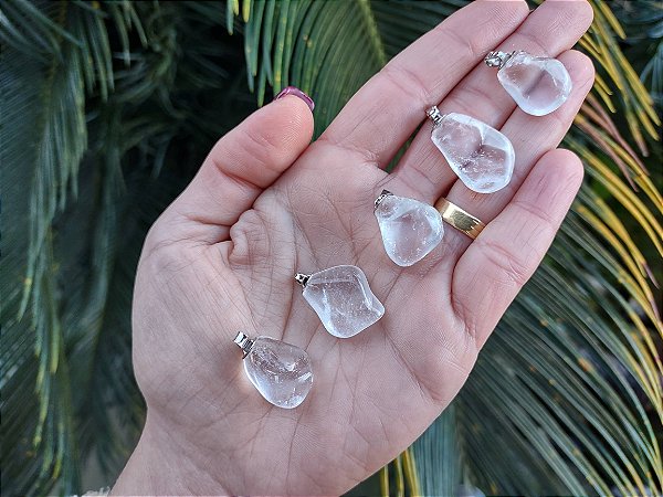 Pingente de QUARTZO CRISTAL- Iluminação, Energização e Intensificador de outros cristais