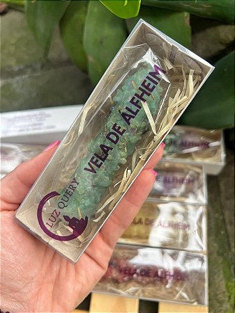 Vela de Álfheim Sal Grosso e Ervas para pedido Especial- Limpeza, Purificação, Cura e Elevação