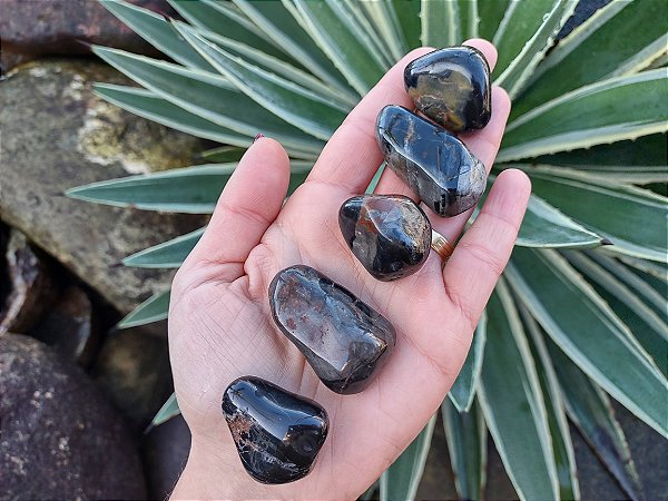 Pedra Onix Rolado - Proteção e Concentração