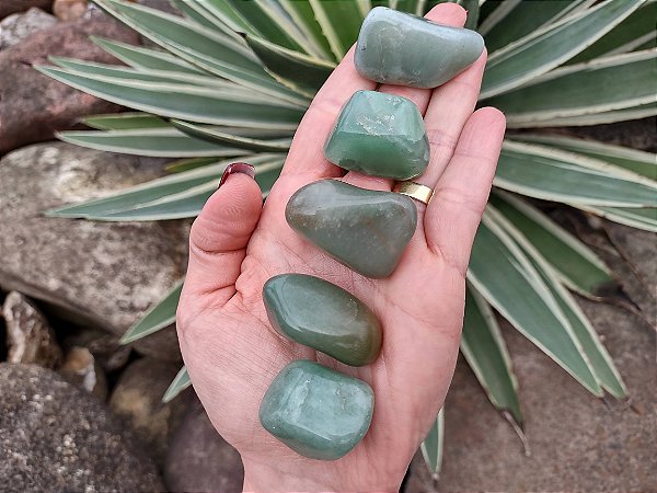 Pedra Rolada QUARTZO VERDE - Saúde e Equilíbrio