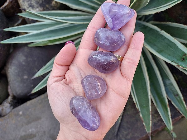 Pedra Rolada AMETISTA - Intuição e Conexão