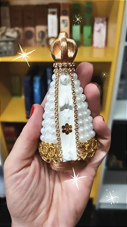 Nossa Senhora Aparecida em Gesso 10cm