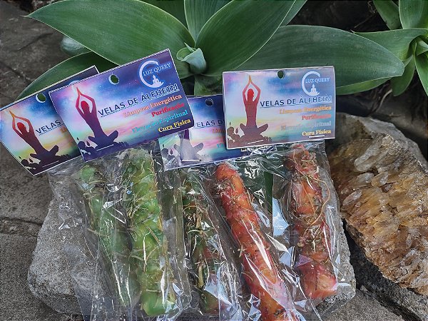 Velas de Alfheim  ervas 25g- Limpeza Energética, Purificação, Elevação Espiritual e Cura Física