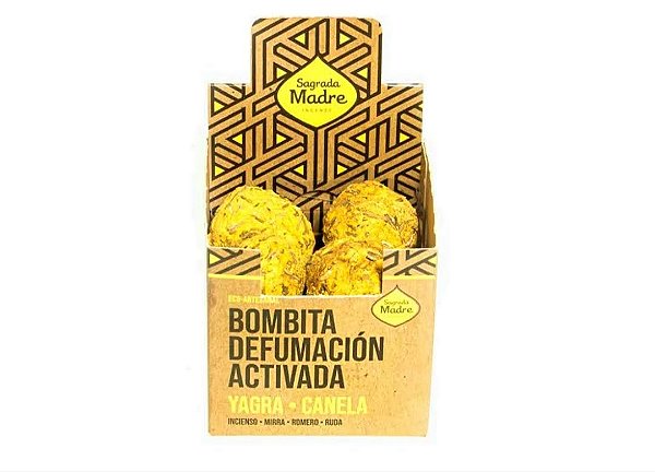 Bombinha de Defumação Yagra Canela Sagrada Madre 1 unid.