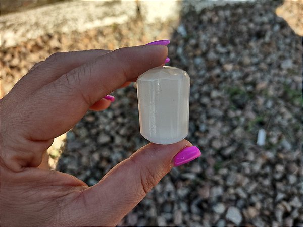 Selenita Rolada Tubo - Limpeza Energética