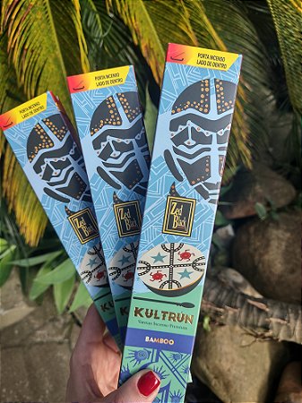 Incenso de BAMBOO Indiano Premium Kultrún Zed Black