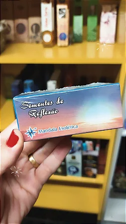 Caixinha de Mensagens Sementes de Reflexão-Mandala Esotérica