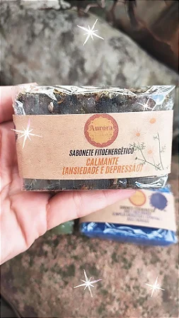 Sabonete Fitoenergético CALMANTE (ANSIEDADE E DEPRESSÃO), ÓTIMO PARA CRIANÇAS PESO MÉDIO 70G