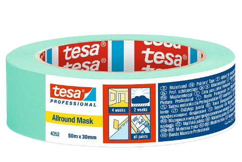 FITA MASCARAMENTO PINTURA ALLROUND 19MM x 50M GREEN PASTEL - TESA