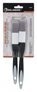 KIT DE PINCEL QUADRADO E TRIANGULAR PT-1000 - 2 PÇS
