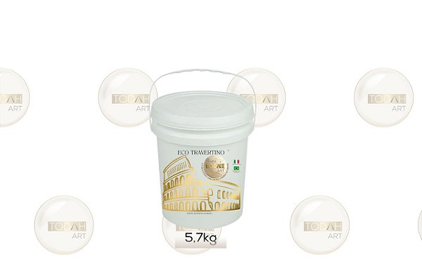 BALDE ECO TRAVERTINO 5,7KGS - NATURAL
