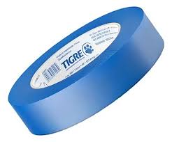 FITA CREPE AZUL 24MM x 50MM - TIGRE