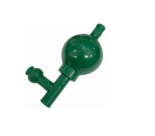 Bulbo Pipetador 3 Vias (Pêra) Pvc Para Pipetas Até 100ml - DIVERSOS