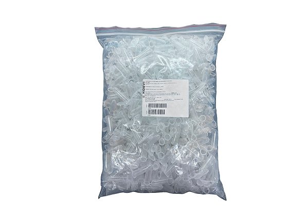 Microtubo De Centrifugação 2,0ml Graduado Transparente (Pct c/500) - KASVI