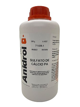 Sulfato De Cálcio (2h20) PA - ANIDROL