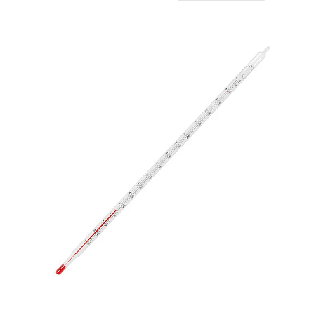 Termômetro Químico Escala Interna Enchimento Álcool (Capilar Vermelho) Comp. 260mm - INCOTERM