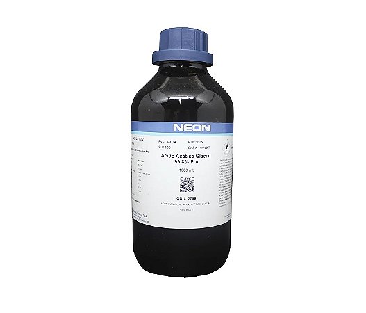 Ácido Acético Glacial 99,8% PA (P.C. Polícia Federal) - NEON