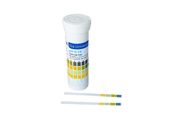 Papel Indicador De Ph Escala 0-14 (TUBO C/150 TESTES) - KASVI