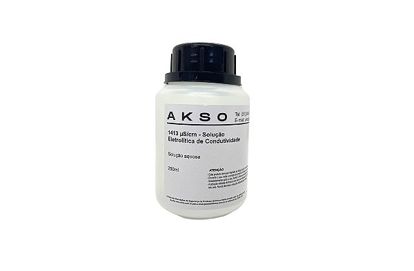 Solução Padrão Condutividade 1413uS/cm 250ML - AKSO