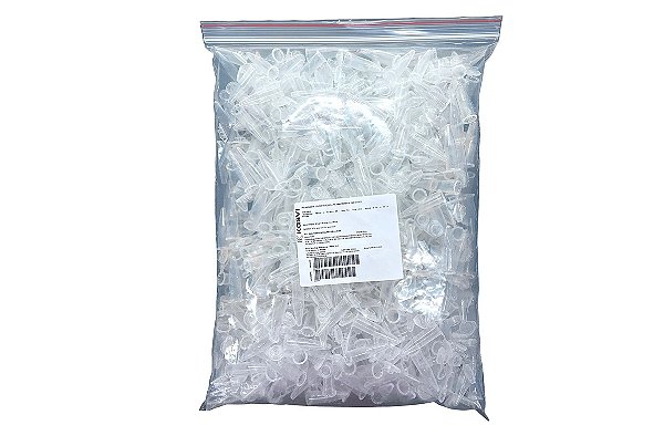 Microtubo De Centrifugação 1,5ml Graduado Transparente (Pct c/500) - KASVI