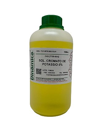 Cromato de Potássio 5% 1L (P.C. Polícia Federal) - DINÂMICA