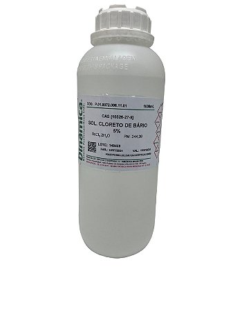 Cloreto de Bário 5% 1L - DINÂMICA