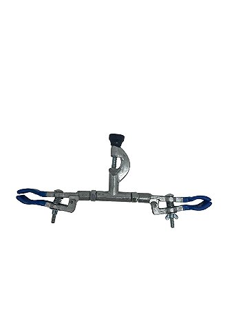 Pinça dupla para Bureta c/Mufa (Rosca) - RICILAB