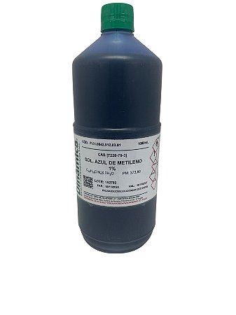 Azul de Metileno Alcoólica  1% 1L  - DINÂMICA
