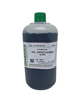 Índigo Carmim 0,25% Aquosa 1L - DINÂMICA