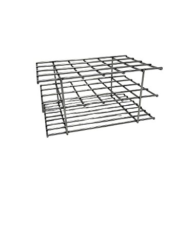 Estante de Aço Inox 24 Tubos 16MM - RICILAB