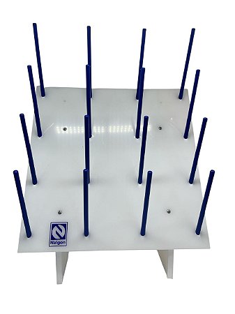 Suporte Escorredor de Vidraria 16 Peças 33X33cm de Bancada - NALGON