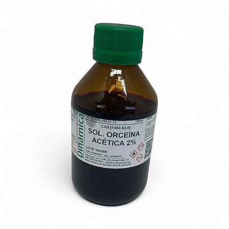 Orceina Acética 2% 100ML -  DINÂMICA