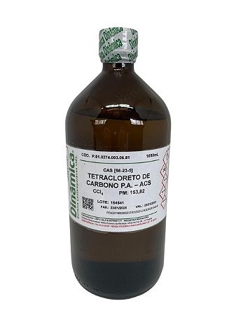 Tetracloreto de Carbono 99,5% PA ACS 1L - DINÂMICA