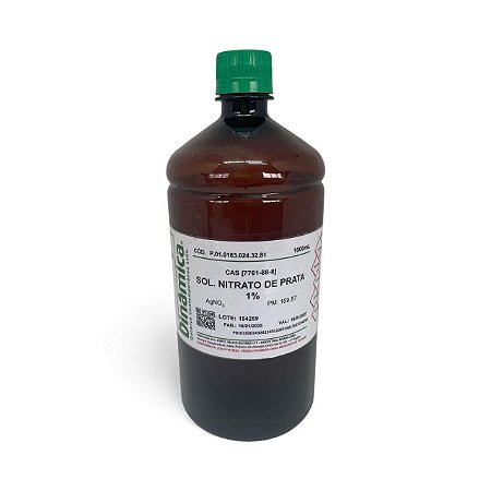 Nitrato de Prata 1% Aquosa 1L - DINÂMICA