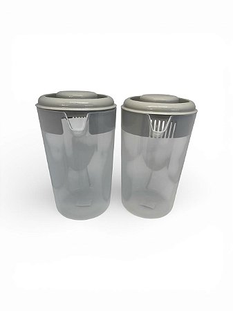 Jarra Plástica (PP) Sem Graduação Com Tampa Capacidade 2L SANREMO