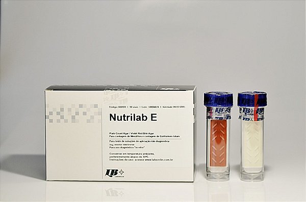 Nutrilab E Laminocultivo Contagem Total / Coliformes (CX C/10) - LABORCLIN